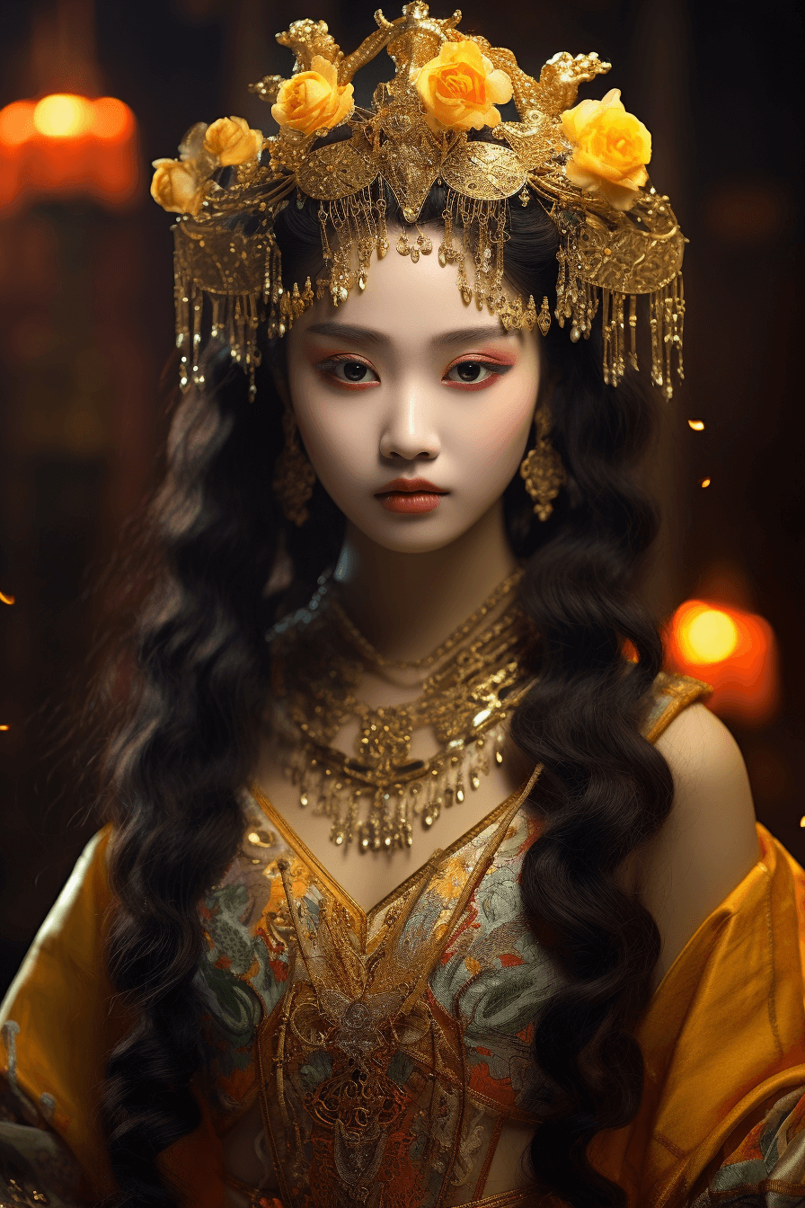Prompt 灵感!9张明艳动人的中国古典美女