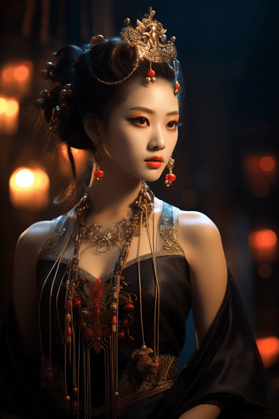 Prompt 灵感!9张明艳动人的中国古典美女