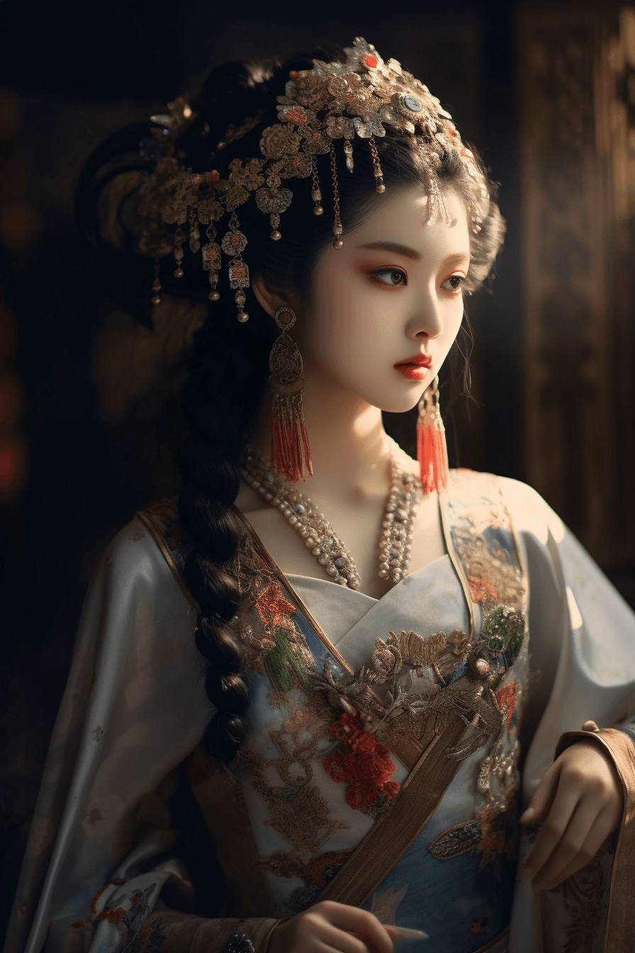 Prompt 灵感!9张明艳动人的中国古典美女