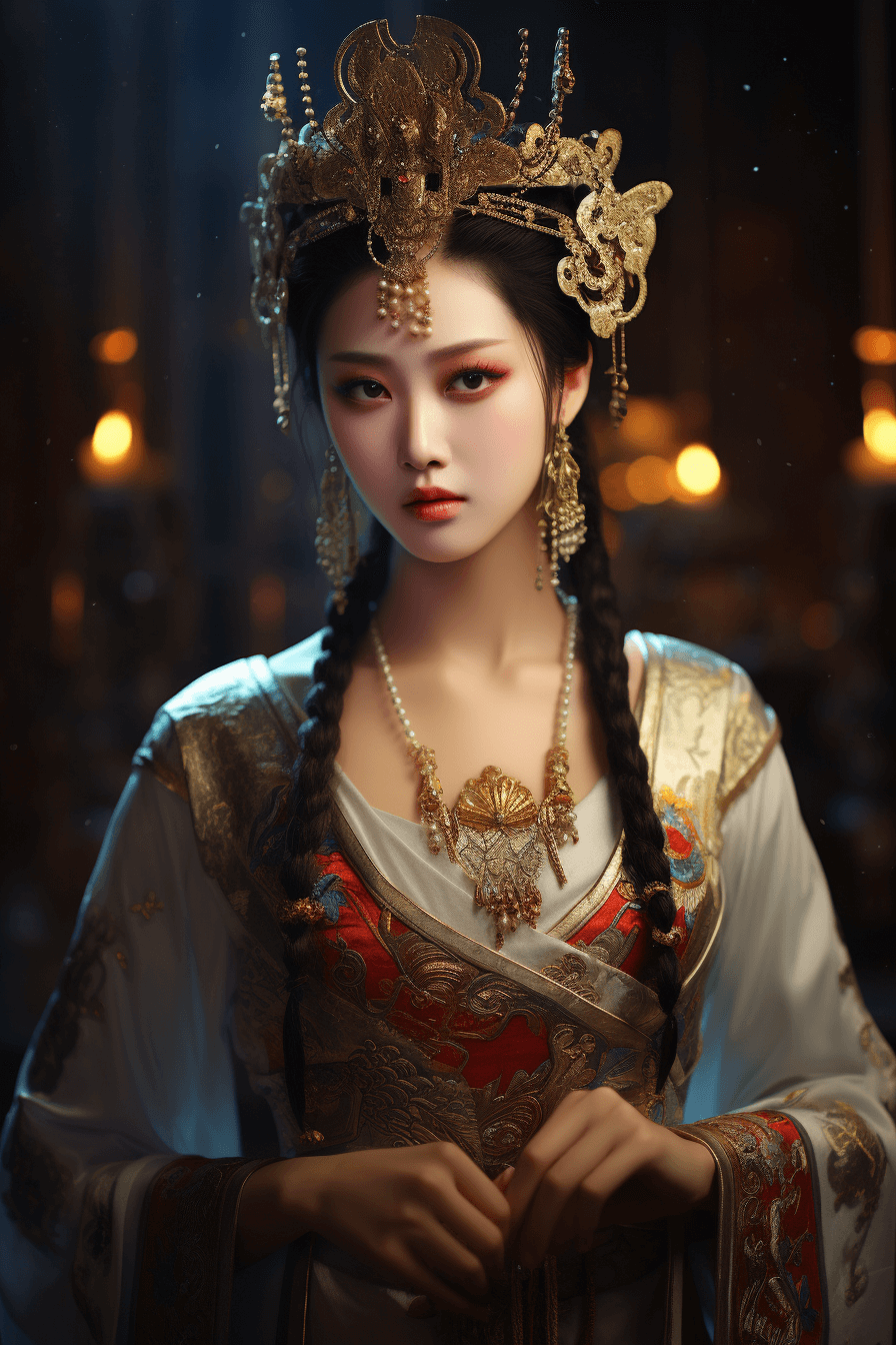 Prompt 灵感!9张明艳动人的中国古典美女
