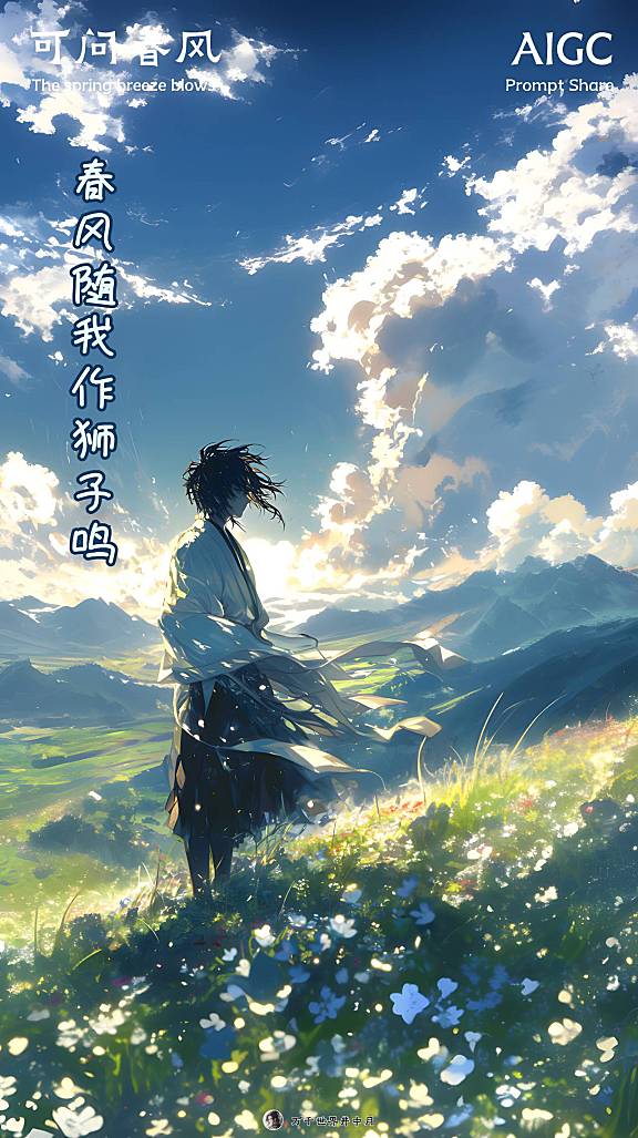 春风得意,天下静春!9 张《剑来》春日插画创作(附提示词)