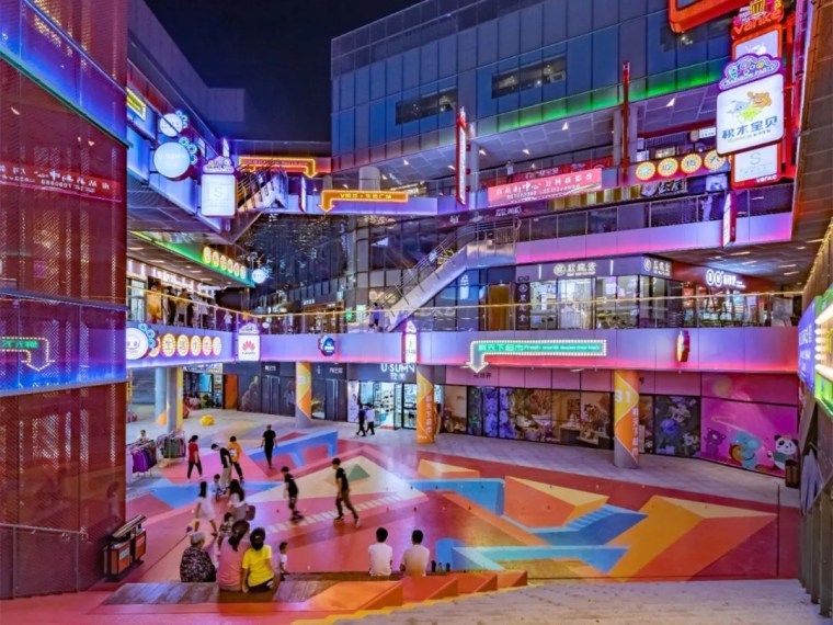 太原万科城生活广场改造