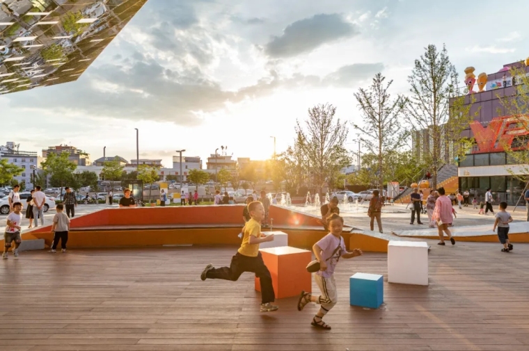 太原万科城生活广场改造