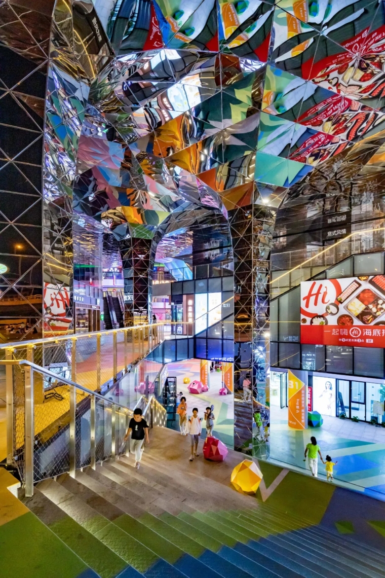 太原万科城生活广场改造