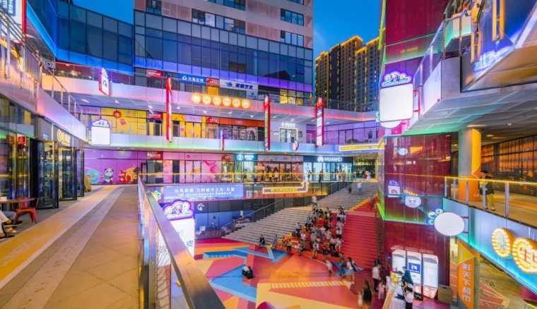 太原万科城生活广场改造