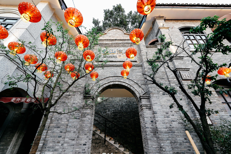 慈云寺米市街龙门浩历史文化街区景观