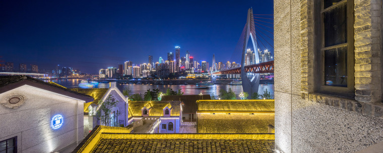 慈云寺米市街龙门浩历史文化街区景观