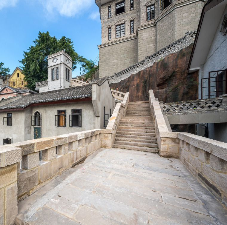 慈云寺米市街龙门浩历史文化街区景观