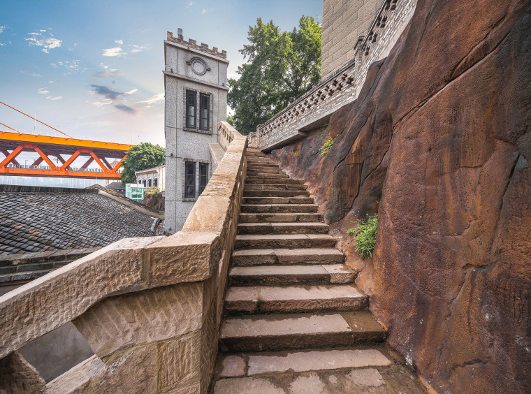 慈云寺米市街龙门浩历史文化街区景观