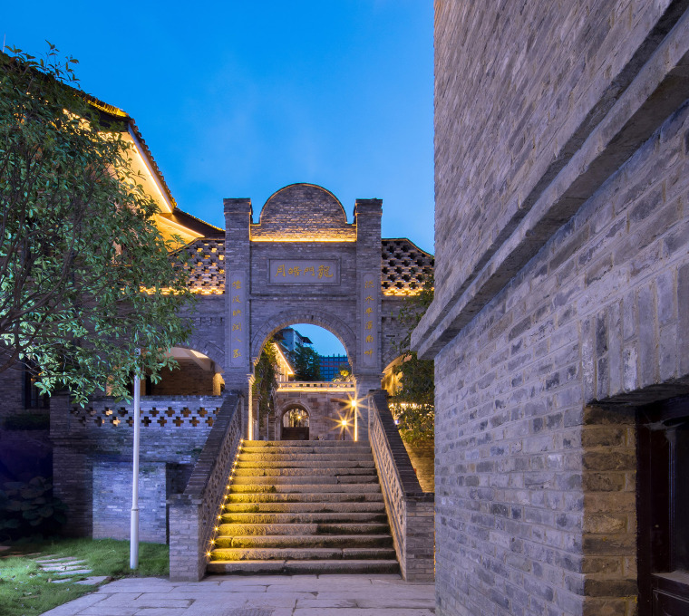 慈云寺米市街龙门浩历史文化街区景观