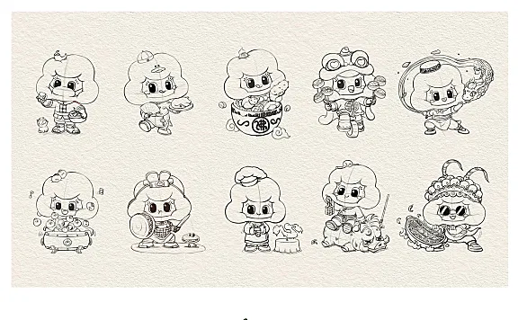 筋斗云系列之 美食篇（形象可授权）